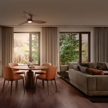 Osram - Ventilador de teto LED regulável FOHN LED/18W/230V 3000/4000/6500K + controlo remoto