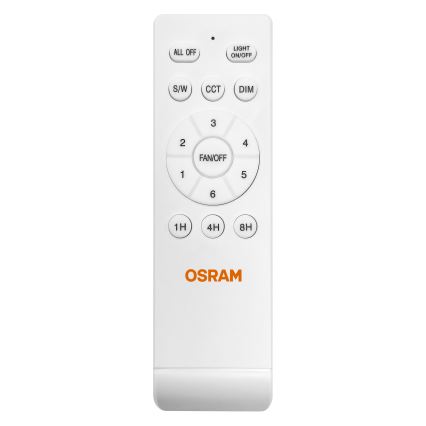 Osram - Ventilador de teto LED regulável FOHN LED/18W/230V 3000/4000/6500K + controlo remoto