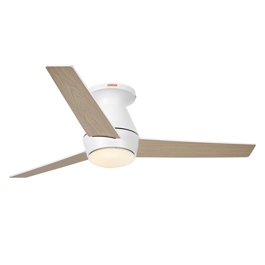 Osram - Ventilador de tecto LED RGB regulável NORDES LED/18W/230V 3000-6500K + controlo remoto
