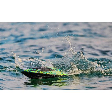 Overmax - Barco RC com controlo remoto X-SURGE 4000 mAh preto/verde