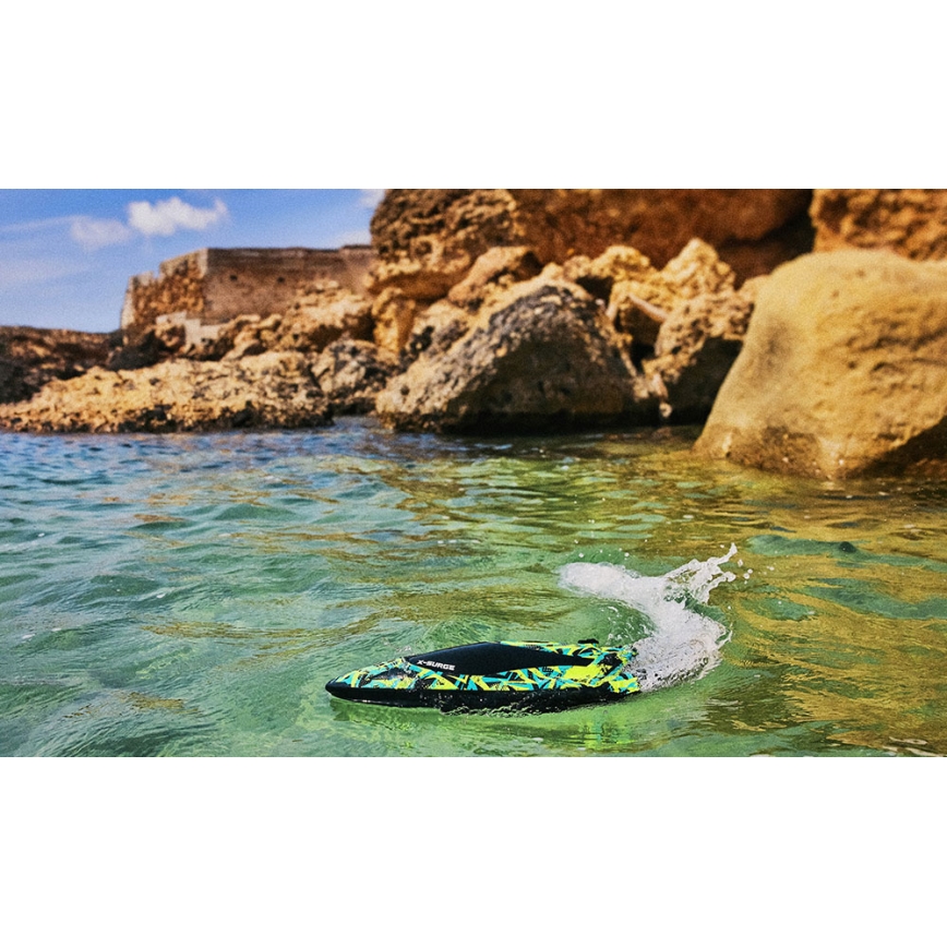 Overmax - Barco RC com controlo remoto X-SURGE 4000 mAh preto/verde