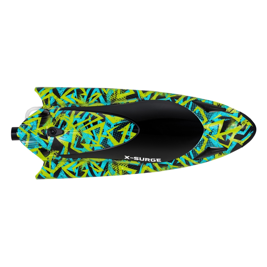 Overmax - Barco RC com controlo remoto X-SURGE 4000 mAh preto/verde