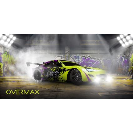 Overmax - carro drift RC com controlo remoto X-DRIFT 1000 mAh amarelo/roxo