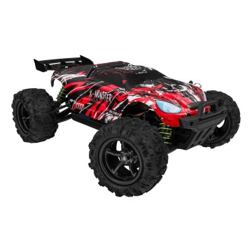 Overmax - Carro RC com comando remoto 2 em 1 X-MONSTER 3.5 1700 mAh preto/vermelho/verde