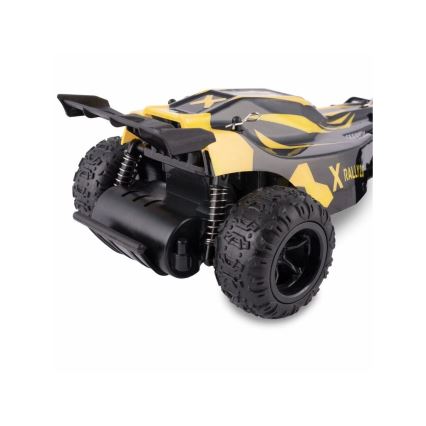 Overmax - Carro RC de controlo remoto X-RALLY 2.0 1200 mAh Preto/Amarelo