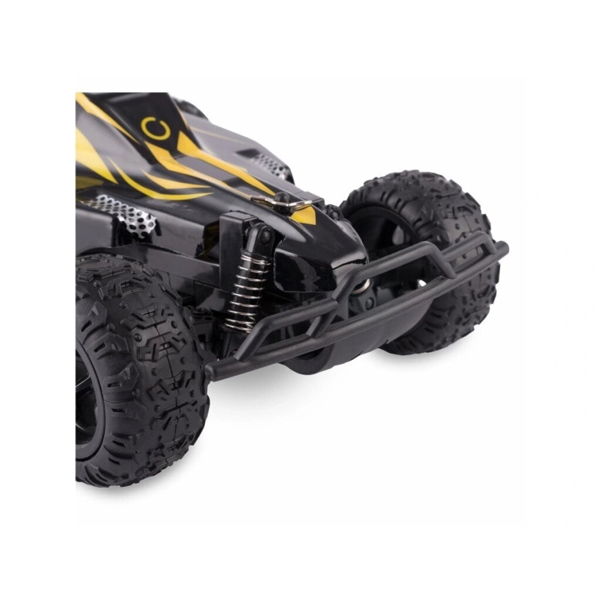 Overmax - Carro RC de controlo remoto X-RALLY 2.0 1200 mAh Preto/Amarelo
