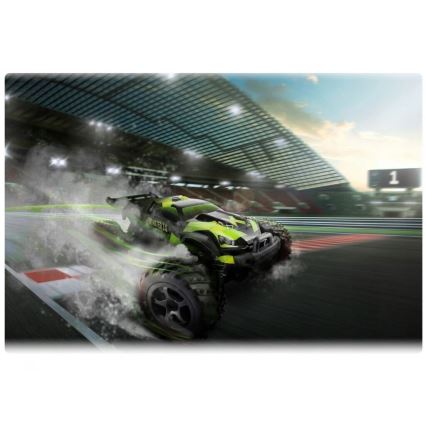 Overmax - Carro RC X-MONSTER 3.0 1700 mAh Preto/Verde