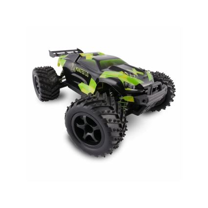Overmax - Carro RC X-MONSTER 3.0 1700 mAh Preto/Verde