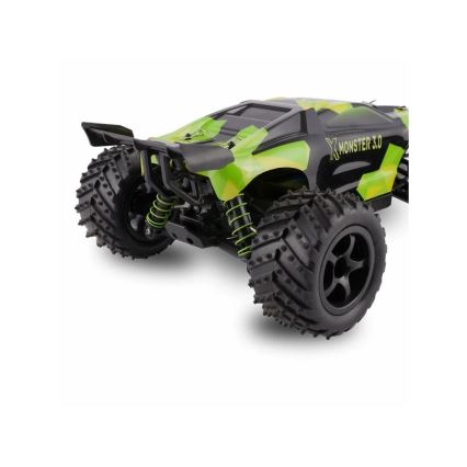 Overmax - Carro RC X-MONSTER 3.0 1700 mAh Preto/Verde