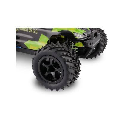 Overmax - Carro RC X-MONSTER 3.0 1700 mAh Preto/Verde