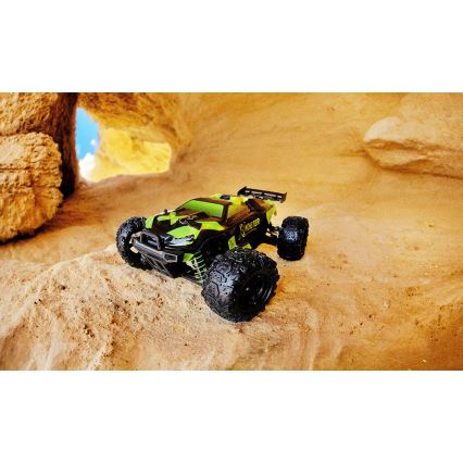 Overmax - Carro RC com comando remoto 2 em 1 X-MONSTER 3.5 1700 mAh preto/vermelho/verde