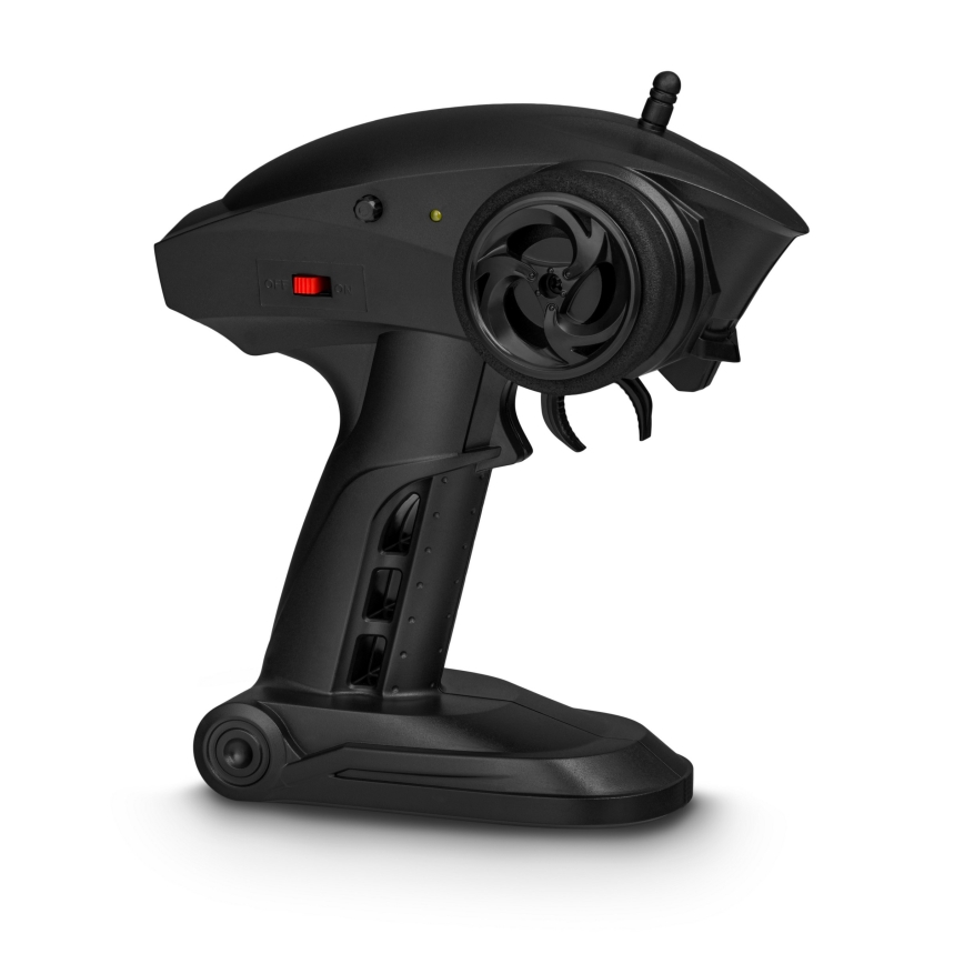 Overmax - Carro RC com comando remoto 2 em 1 X-MONSTER 3.5 1700 mAh preto/vermelho/verde