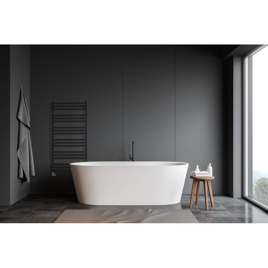 P.M.H. AV4B - Toalheiro aquecido em escada AVENTO 567W 121 cm preto