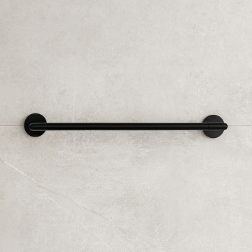 P.M.H. IN1B-L - Toalheiro elétrico INGA 17W/230V 85,9 cm IP44 esquerdo/preto