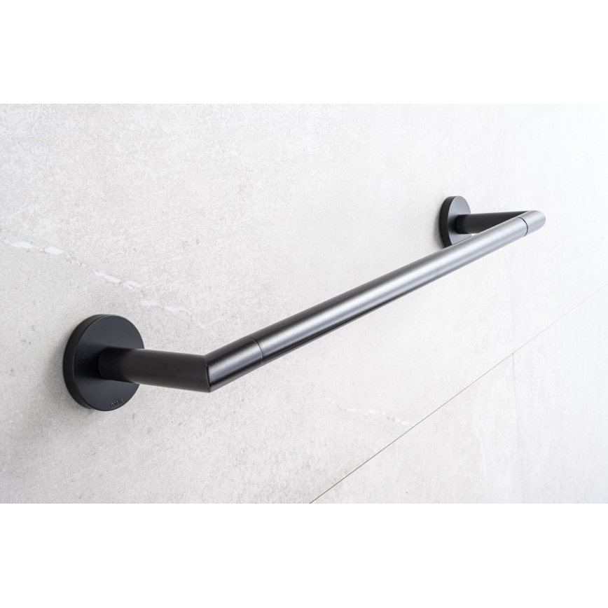 P.M.H. IN1B-L - Toalheiro elétrico INGA 17W/230V 85,9 cm IP44 esquerdo/preto