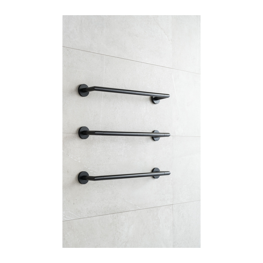 P.M.H. IN1B-R - Toalheiro elétrico INGA 17W/230V 85,9 cm IP44 direito/preto