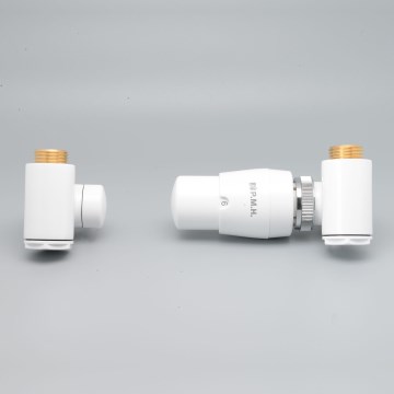 P.M.H. INTER-RW - Válvula com cabeça termostática INTER direita/branca