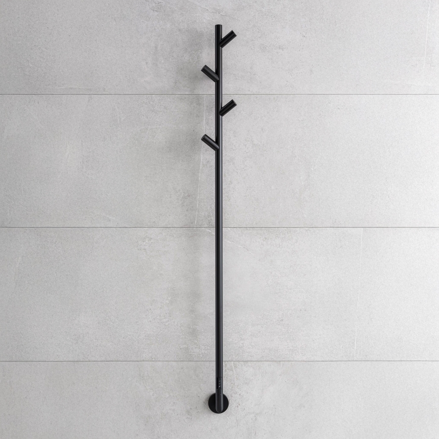 P.M.H. LS1B - Toalheiro elétrico LISA 24W/230V 170 cm IP44 preto