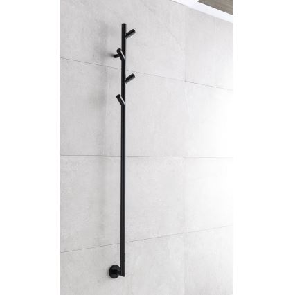 P.M.H. LS1B - Toalheiro elétrico LISA 24W/230V 170 cm IP44 preto