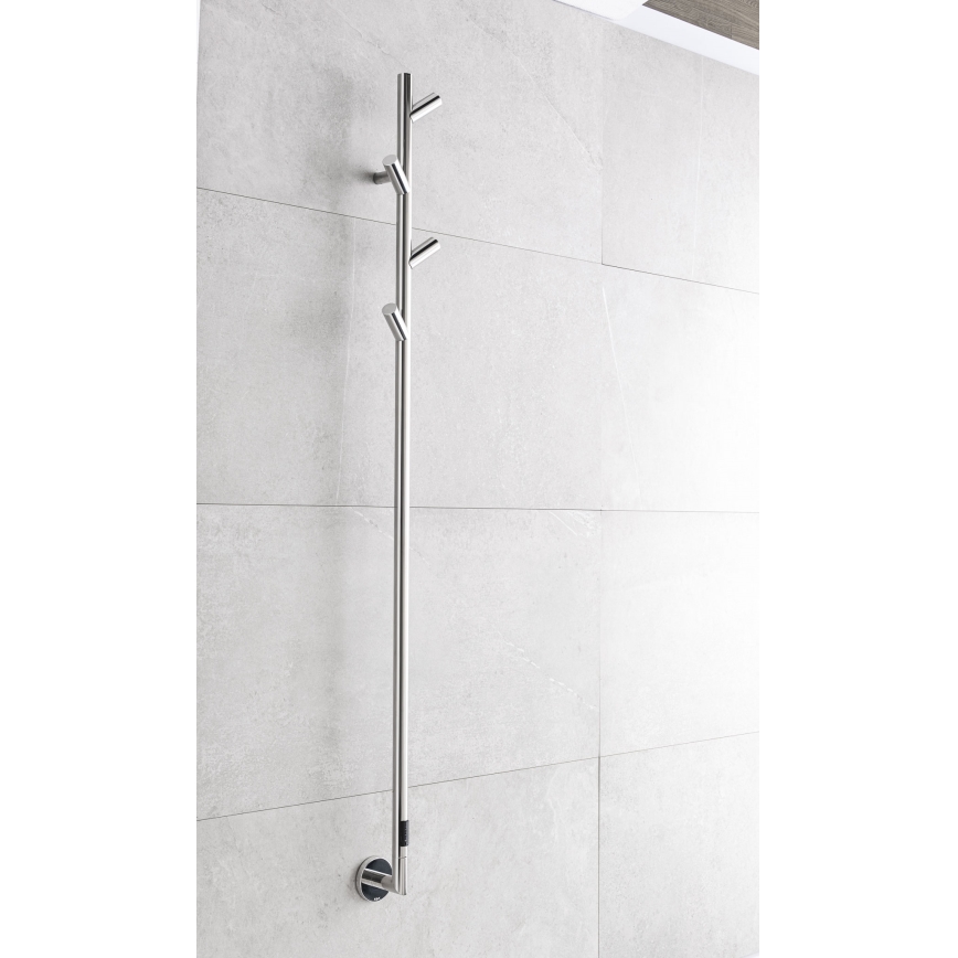 P.M.H. LS1SS - Toalheiro elétrico LISA 24W/230V 170 cm IP44 aço inoxidável polido