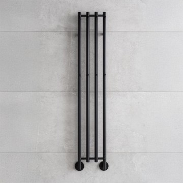 P.M.H. MO1B-R - Toalheiro elétrico MONA 93W/230V 153,3 cm IP44 preto