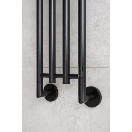 P.M.H. MO1B-R - Toalheiro elétrico MONA 93W/230V 153,3 cm IP44 preto