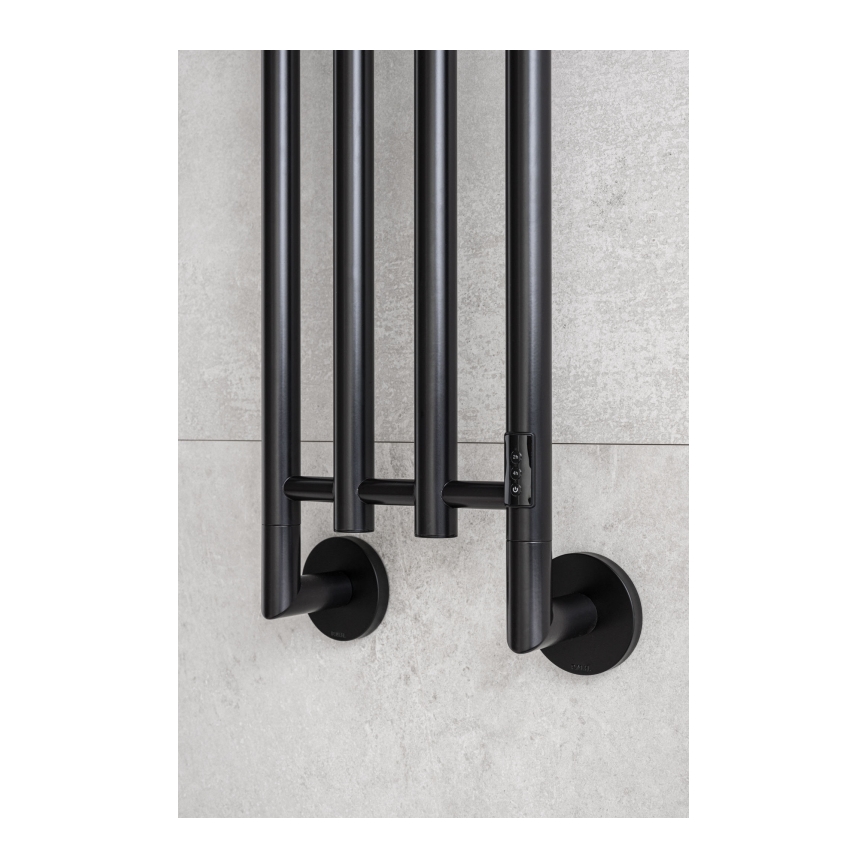 P.M.H. MO1B-R - Toalheiro elétrico MONA 93W/230V 153,3 cm IP44 preto