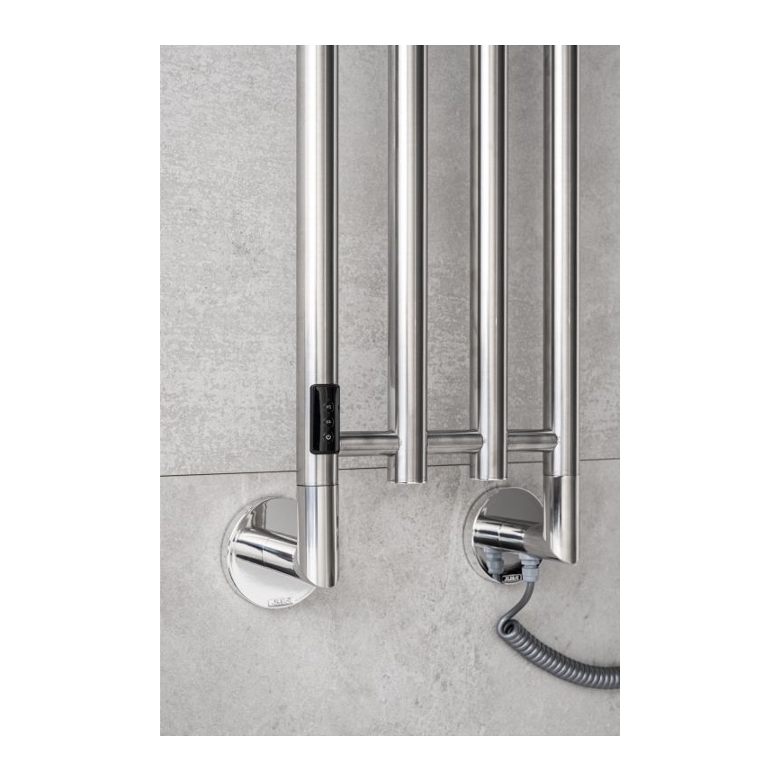 P.M.H. MO1SS-LK - Toalheiro elétrico MONA 93W/230V 153,3 cm IP44 aço inoxidável polido