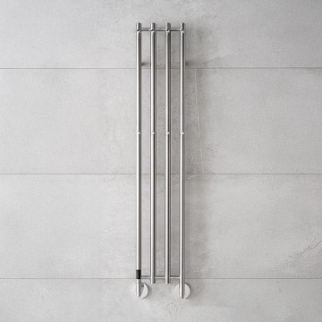 P.M.H. MO1SS-LK - Toalheiro elétrico MONA 93W/230V 153,3 cm IP44 aço inoxidável polido