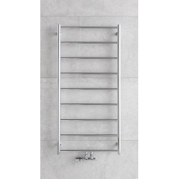 P.M.H. NS4C-M - Radiador-toalheiro em escada para casa de banho NAAS 222W 121 cm cromado brilhante