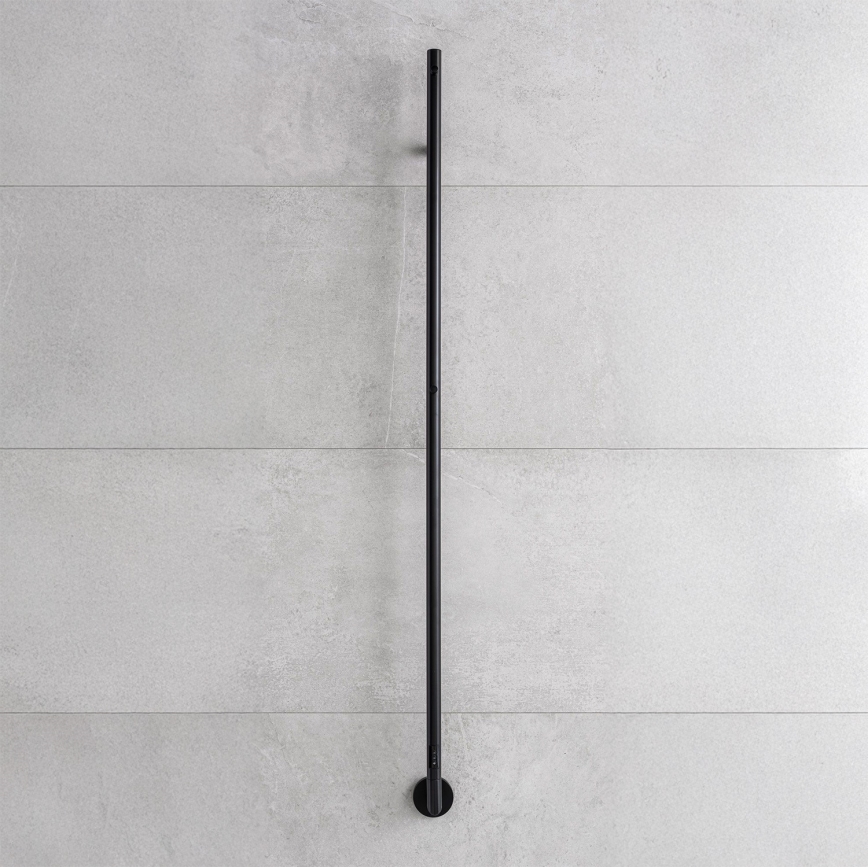 P.M.H. OL1B - Toalheiro elétrico OLE 24W/230V 170 cm IP44 preto