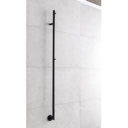 P.M.H. OL1B - Toalheiro elétrico OLE 24W/230V 170 cm IP44 preto