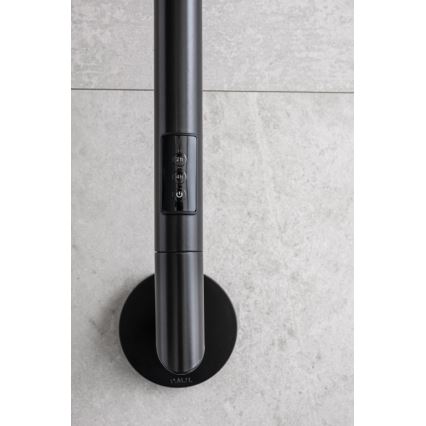 P.M.H. OL1B - Toalheiro elétrico OLE 24W/230V 170 cm IP44 preto