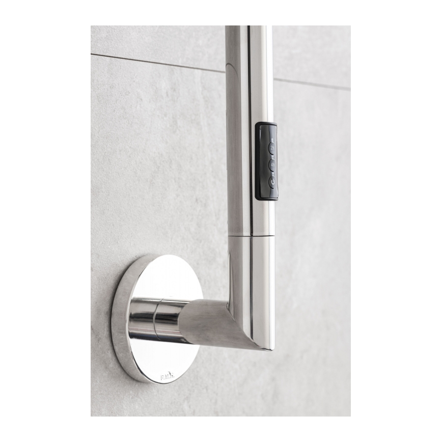 P.M.H. OL1SS - Toalheiro elétrico OLE 24W/230V, 170 cm, IP44, em aço inoxidável polido