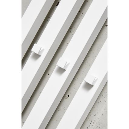 P.M.H. P2W/4 - Toalheiro aquecido em escada PLUTO 406 W 150 cm branco