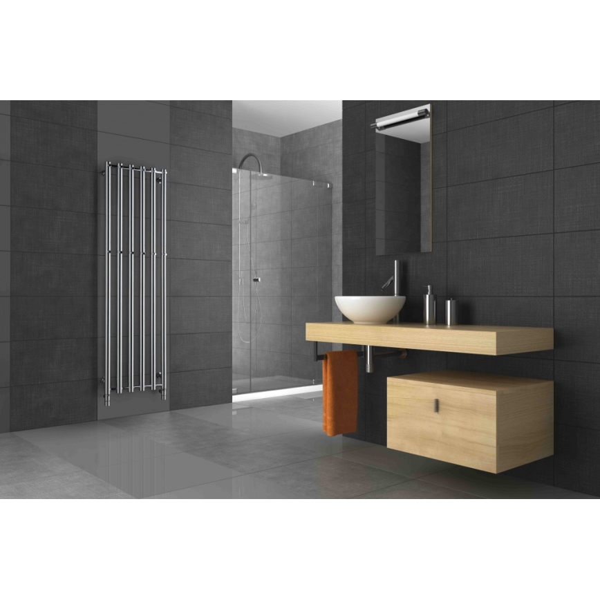 P.M.H. R2C/6 - Toalheiro aquecido para casa de banho ROSENDAL 525W 150 cm cromo brilhante