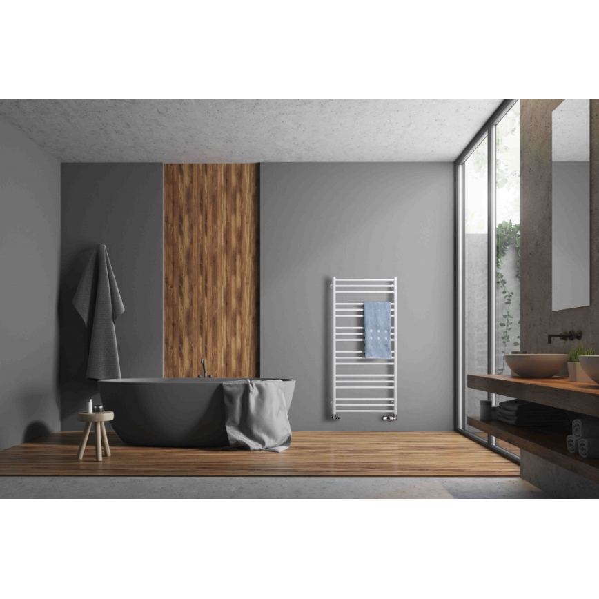 P.M.H. SN4W - Toalheiro aquecido SORANO 470W 121 cm branco