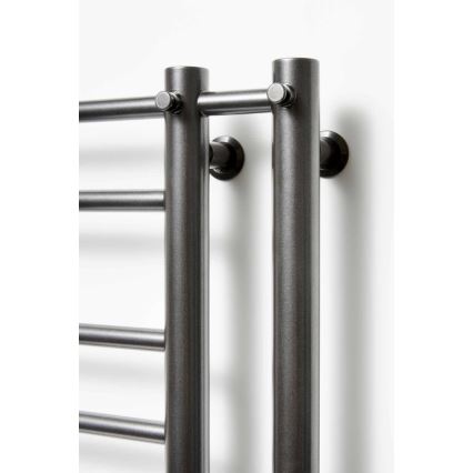 P.M.H. T2B-L - Radiador-toalheiro para casa de banho THEIA 352W 154 cm esquerdo/preto