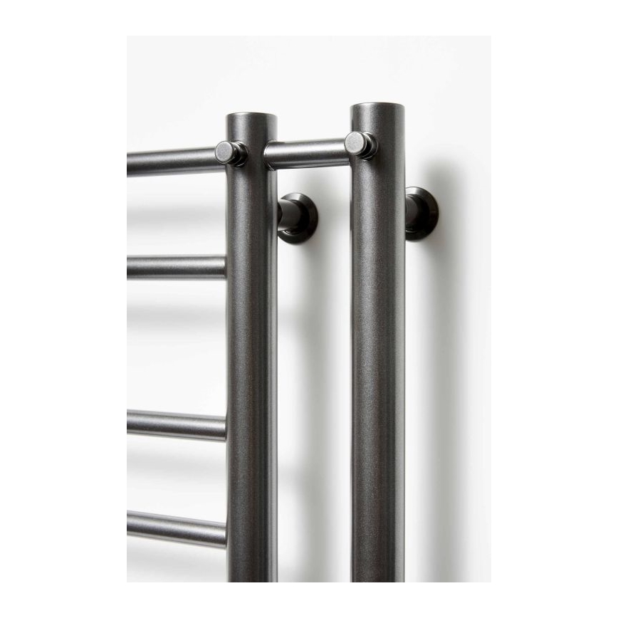 P.M.H. T2B-L - Radiador-toalheiro para casa de banho THEIA 352W 154 cm esquerdo/preto