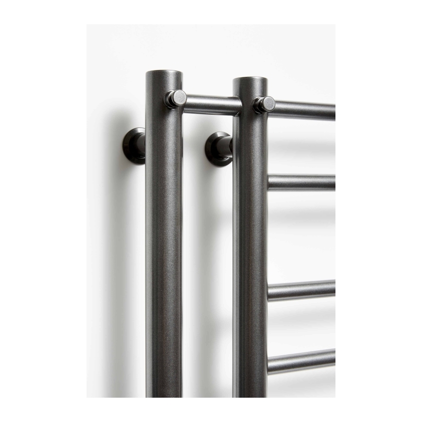 P.M.H. T2B - Toalheiro aquecido para casa de banho THEIA 352 W 154 cm direito/preto