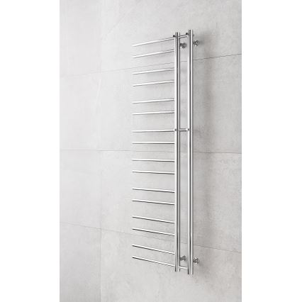 P.M.H. T2C-L - Radiador toalheiro para casa de banho THEIA 352W 154 cm esquerdo/cromado brilhante