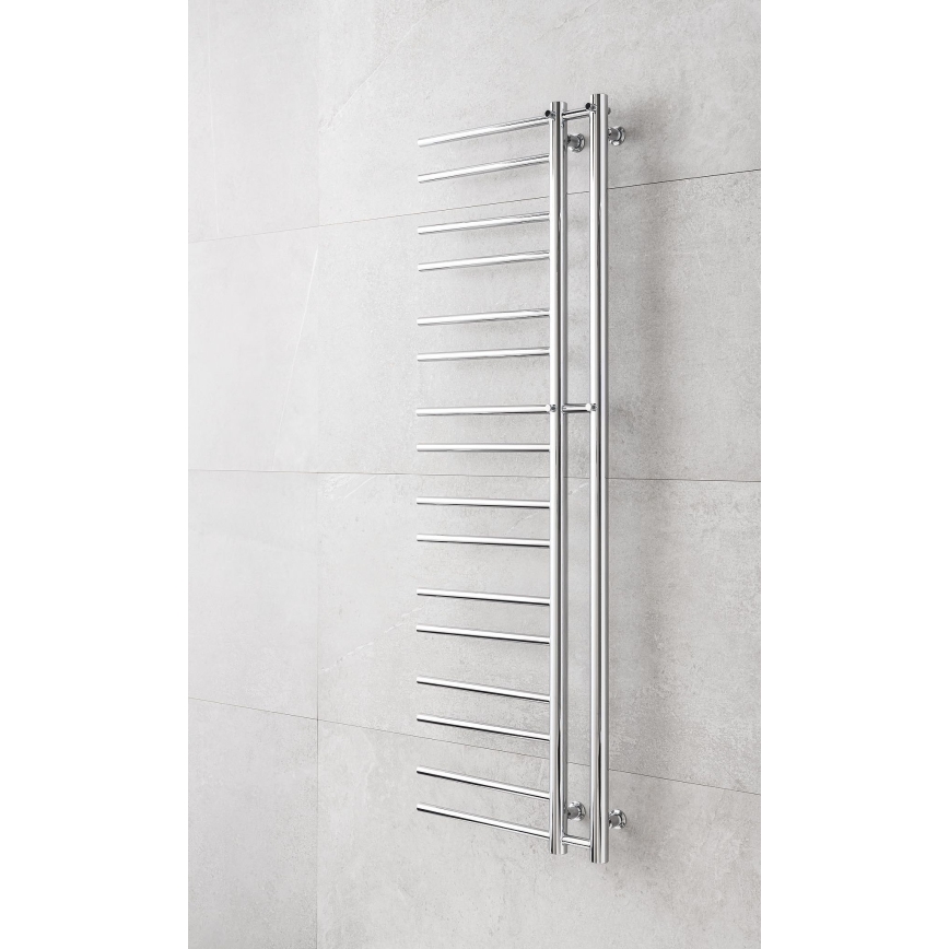 P.M.H. T2C-L - Radiador toalheiro para casa de banho THEIA 352W 154 cm esquerdo/cromado brilhante