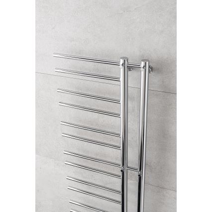 P.M.H. T2C-L - Radiador toalheiro para casa de banho THEIA 352W 154 cm esquerdo/cromado brilhante