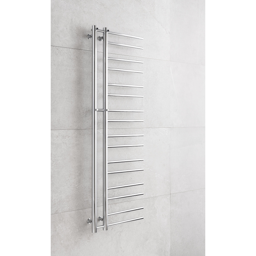 P.M.H. T2C - Toalheiro aquecido para casa de banho THEIA 352W 154 cm direito/cromado brilhante