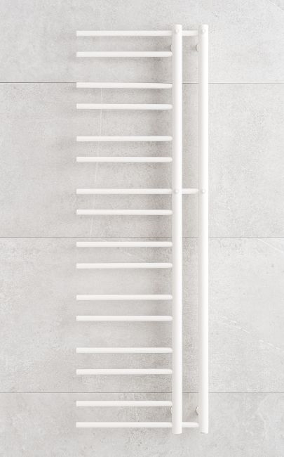 P.M.H. T2W-L - Radiador-toalheiro para casa de banho THEIA 352 W 154 cm ligação à esquerda/branco