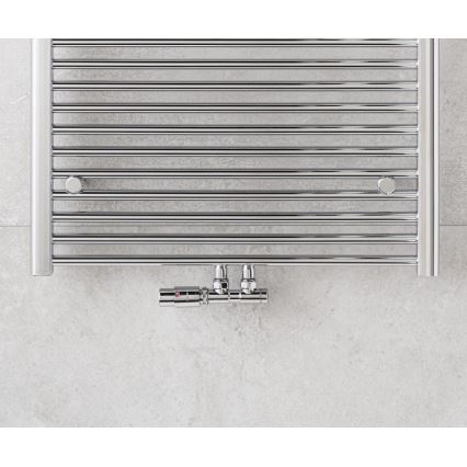 P.M.H. TERM-LC-EK - Válvula com cabeça termostática TERM esquerda/cromado brilhante