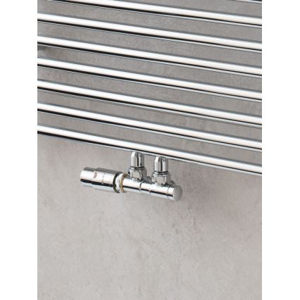 P.M.H. TERM-LC-EK - Válvula com cabeça termostática TERM esquerda/cromado brilhante