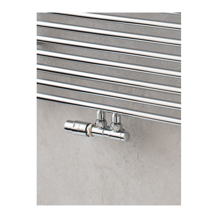 P.M.H. TERM-LC-EK - Válvula com cabeça termostática TERM esquerda/cromado brilhante