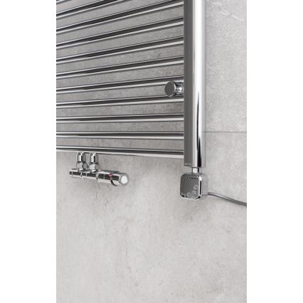 P.M.H. TERM-RC-EK - Válvula com cabeça termostática TERM direita/cromo brilhante