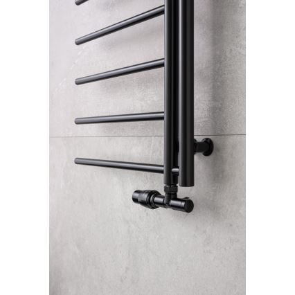 P.M.H. UNIKO-LB-EK - Válvula com cabeça termostática UNIKO esquerda/preta